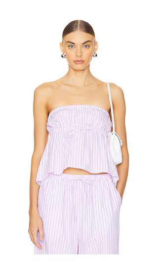 Ray Top in Pink & Blue | Revolve Clothing (Global)