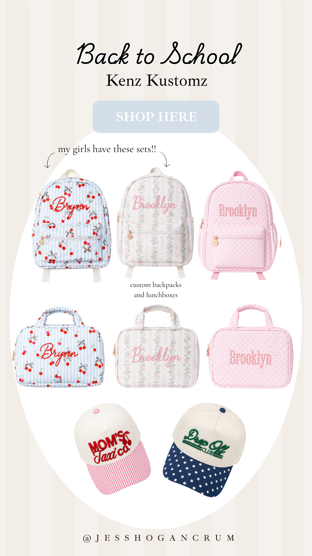 Britt back to school collection with Kenz Kustomz! 

custom backpack, custom lunchbox, back to school necessities, girls back to school, Jess Crum 

 #LTKSeasonal #LTKKids