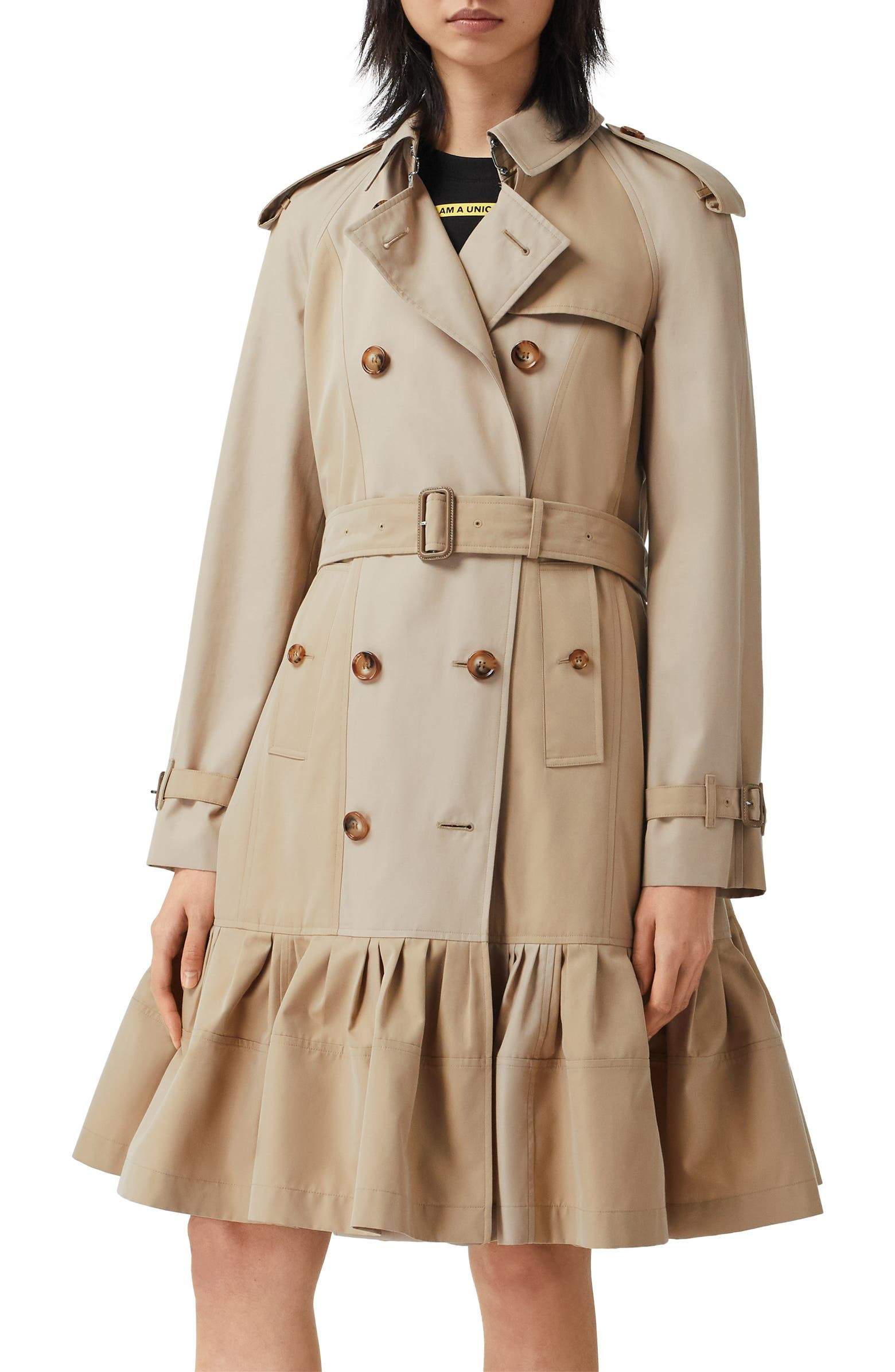 Burberry Tulip Double Breasted Trench Coat | Nordstrom | Nordstrom