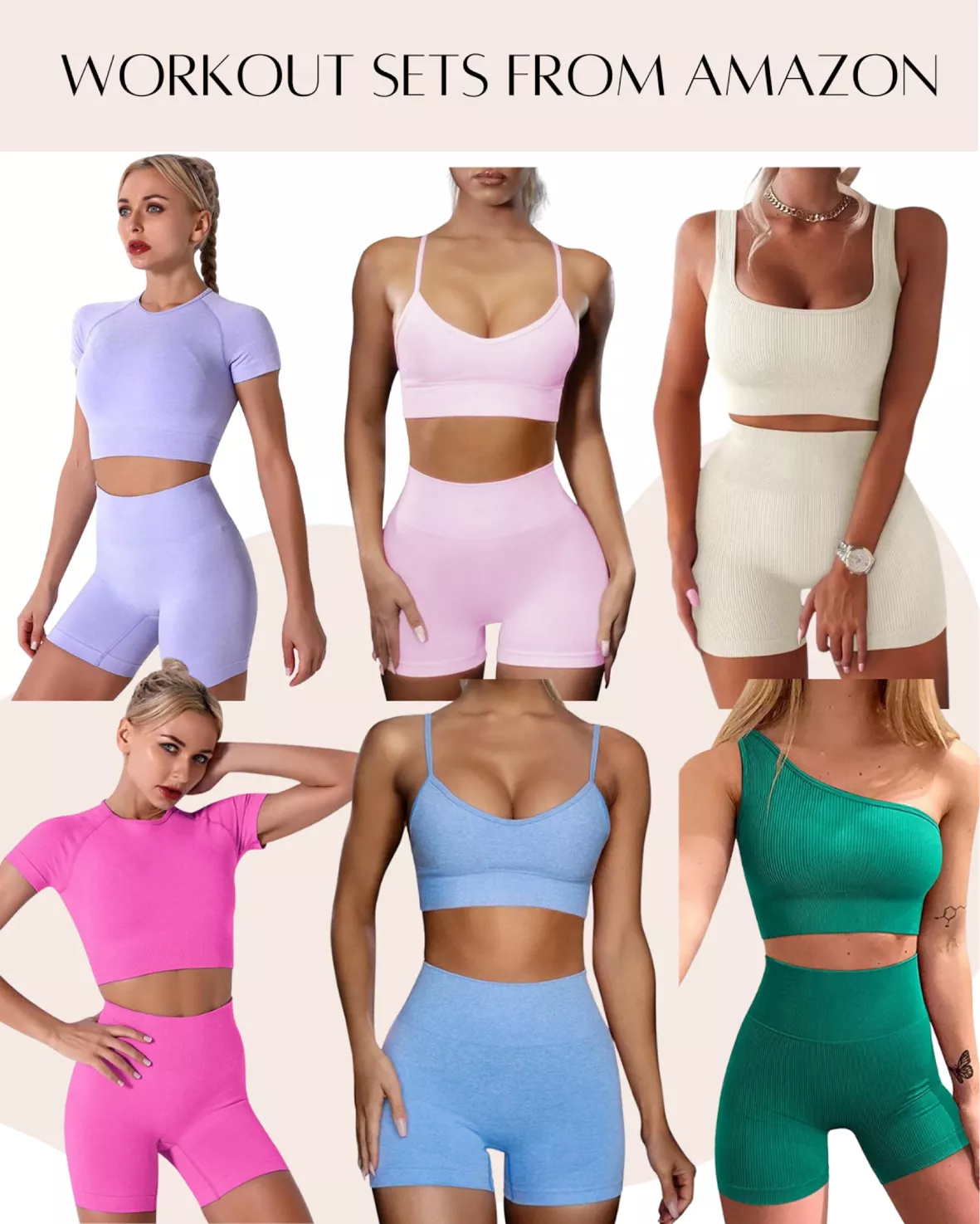 Pink workout set  Outfits with leggings, Workout sets outfit