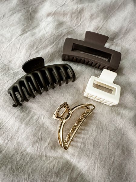 My favorite claw clips! I have heavy, thick hair and these work great! 

#LTKbeauty #LTKstyletip #LTKworkwear