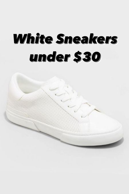 Love these white sneakers! Personally I hate buying expensive white sneakers because they get so dirty SO FAST! This is my second pair of these and I don’t feel bad buying them again when they’re only $29 🙌🏼 super comfy and love that you can wear them with sweats, dresses, jeans, everything 

#LTKshoecrush #LTKunder50
