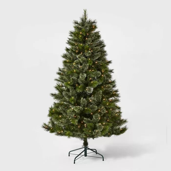 6ft Pre-lit Traditional Artificial Christmas Tree Virginia Pine Clear Lights - Wondershop™ | Target