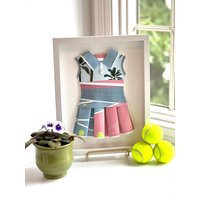 Girl Tennis Wall Hanging, Player Art, Sport Decor Kid Room, Lover Gift, Baby Pink Tennis, Coach Gift | Etsy (US)