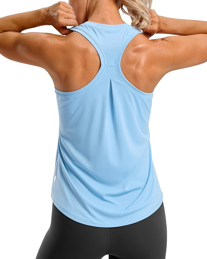 G Gradual Women's Workout Tank Tops Racerback Athletic Yoga Tops Loose Fit Sleeveless Running Gym... | Amazon (US)