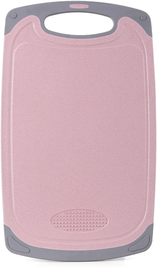 IMPR3·TREE Cutting Board for Kitchen with Easy Grip Handle w/Juice Grooves and Spice Herb Grinde... | Amazon (US)