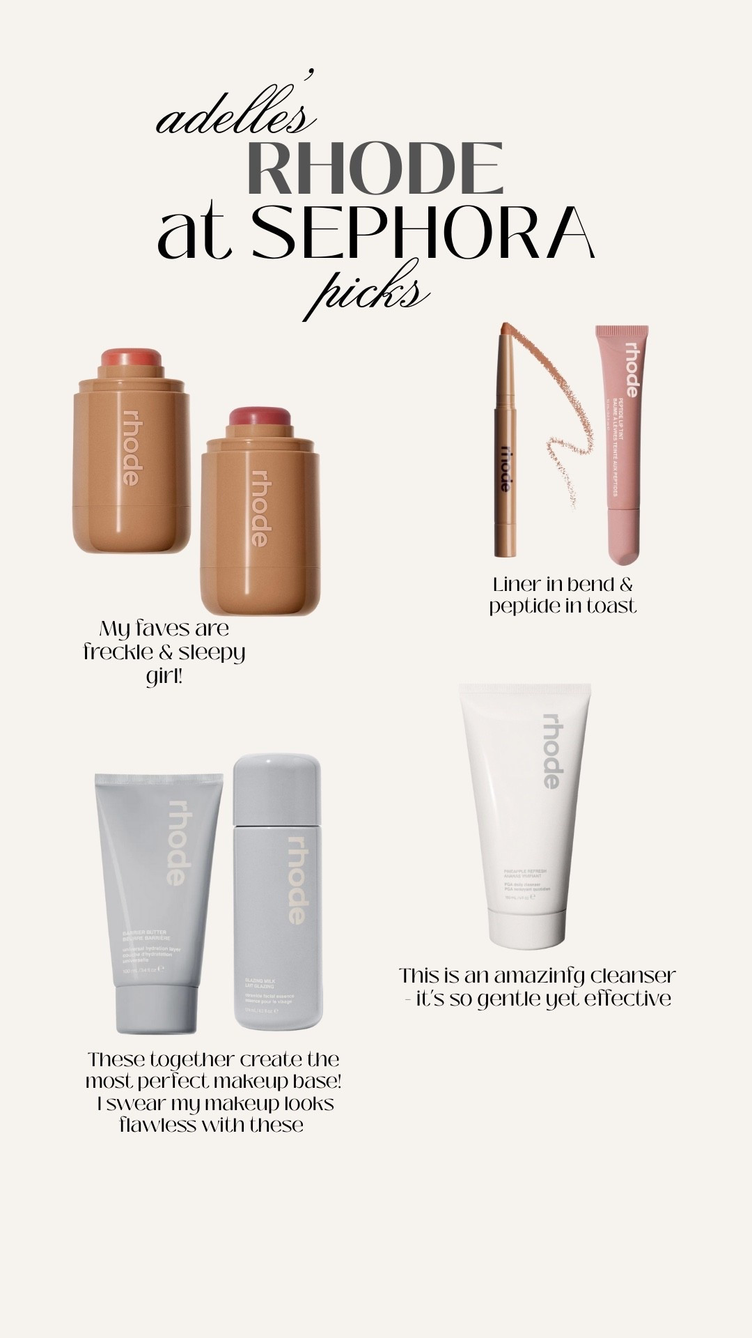 Happy rhode at Sephora day!!!🩷 

#LTKcanada #LTKgiftguide #LTKbeauty