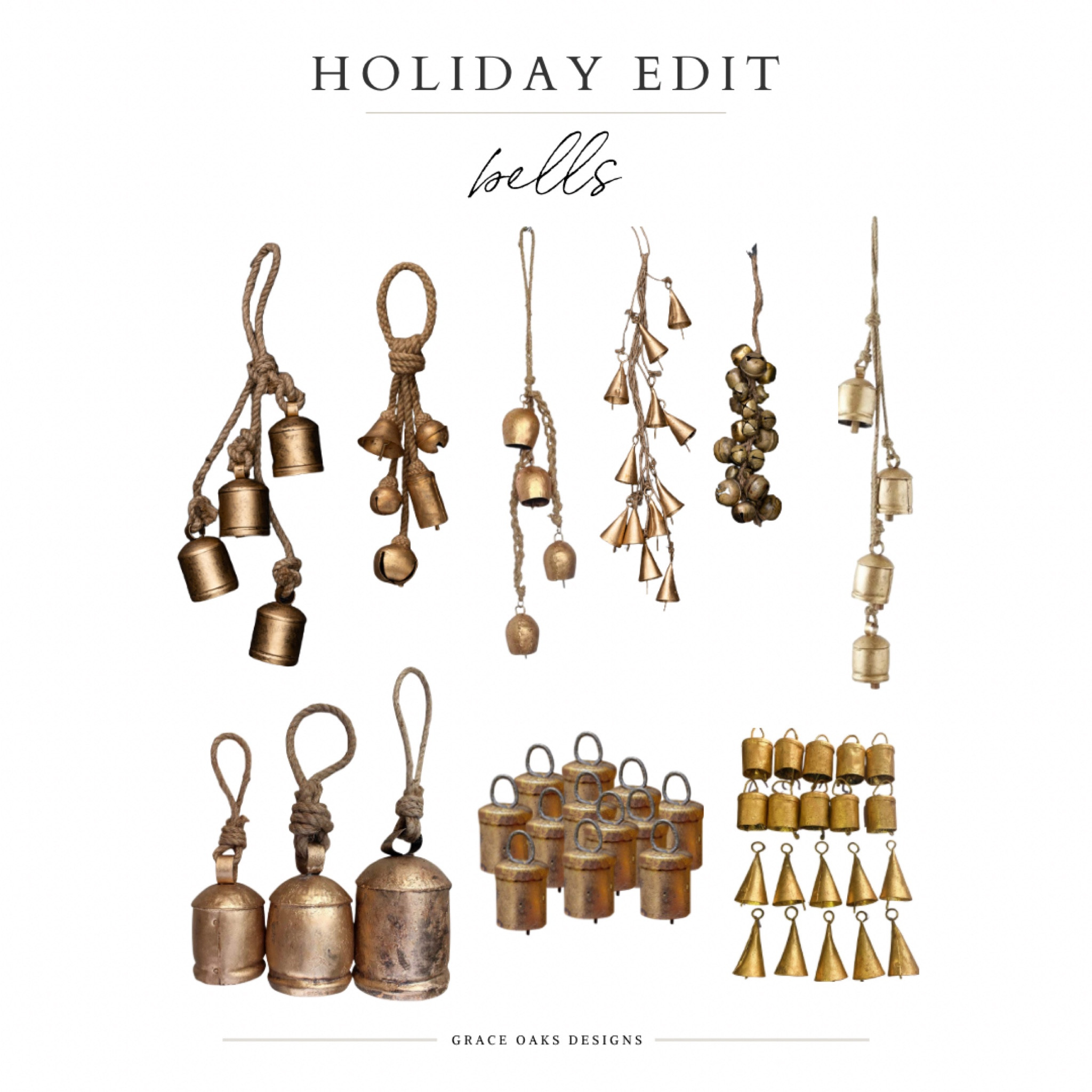 Shabby Chic Bells Rustic Hanging … curated on LTK