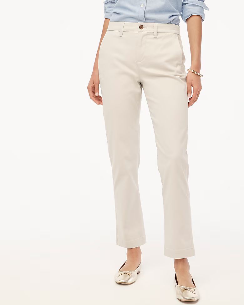 High-rise girlfriend chino pant | J.Crew Factory