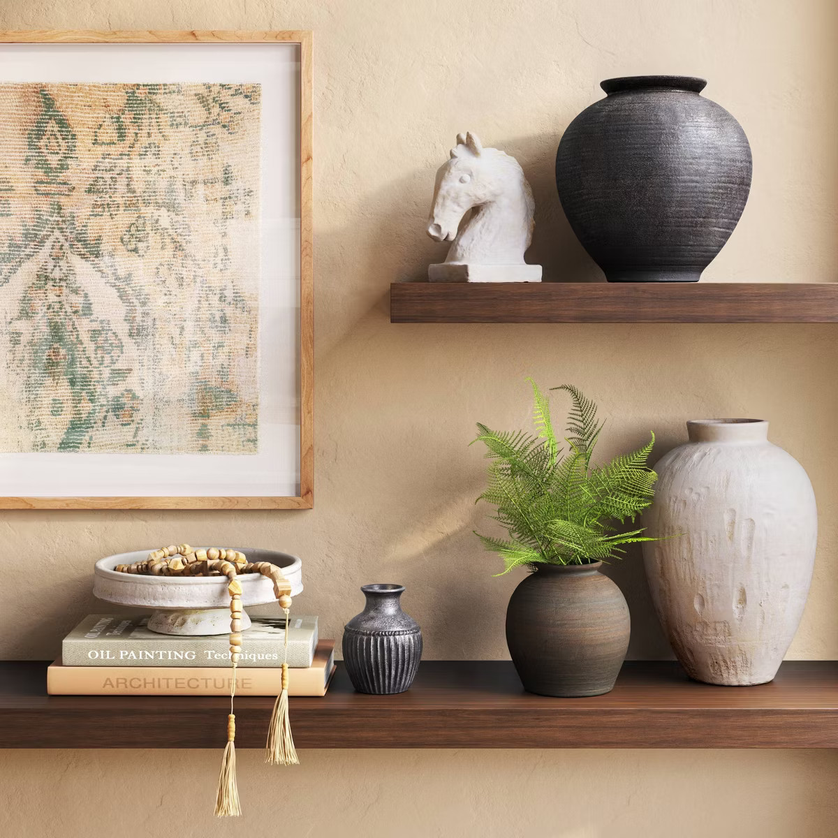 Rustic Ceramic Horse Bust Decorative Object - Threshold™ | Target