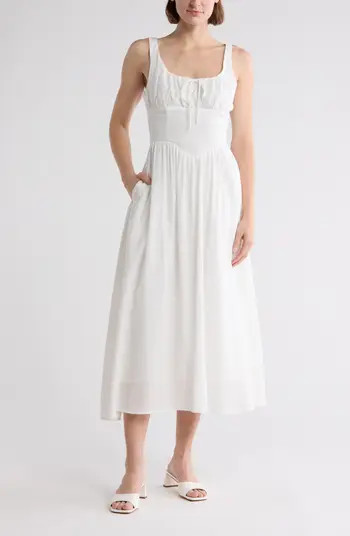WISHLIST Corset Midi Sundress | Nordstromrack | Nordstrom Rack