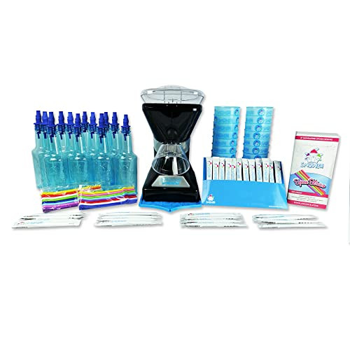 SNOWIE - Little Snowie Max Snow Cone Machine - Premium Shaved Ice Maker, With Powder Sticks Syrup Mix, Entrepreneur Kit, Black | Amazon (US)