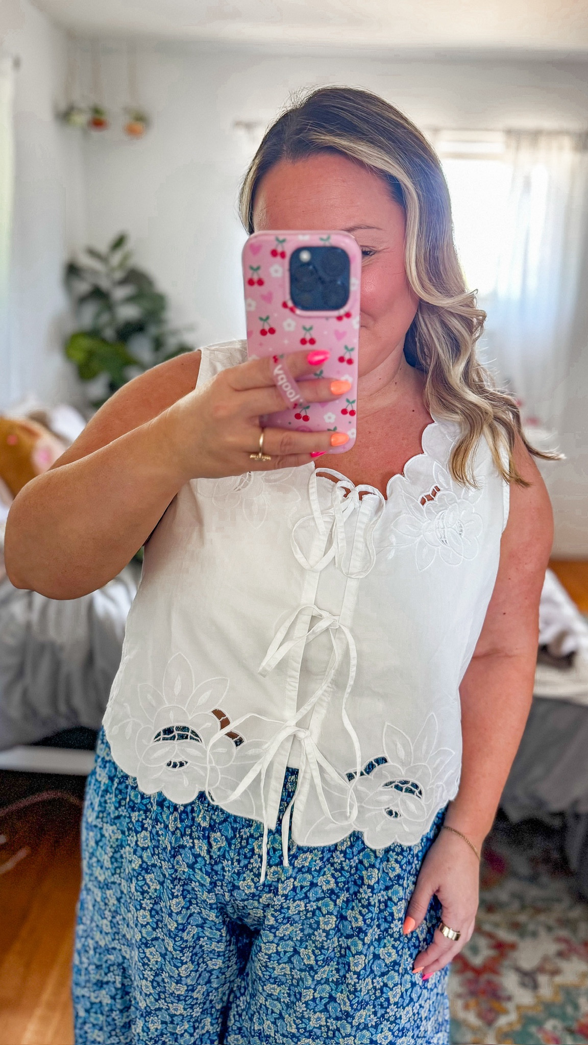 I absolutely love this Walmart top for the spring and summer time! I styled it with some of my favorite pants from Aerie right now! I’m wearing a size LARGE SHORT in the pants  
Use code AERIELTK35 from 5/9-5/11 for 35% off! 

Women’s fashion, spring fashion, summer fashion, summer styles, spring styles, spring outfit inspo, summer outfit inspo, midsize style, midsize fashion, petite fashion, petite style, Aerie 

#LTKStyleTip #LTKPetite #LTKOver40