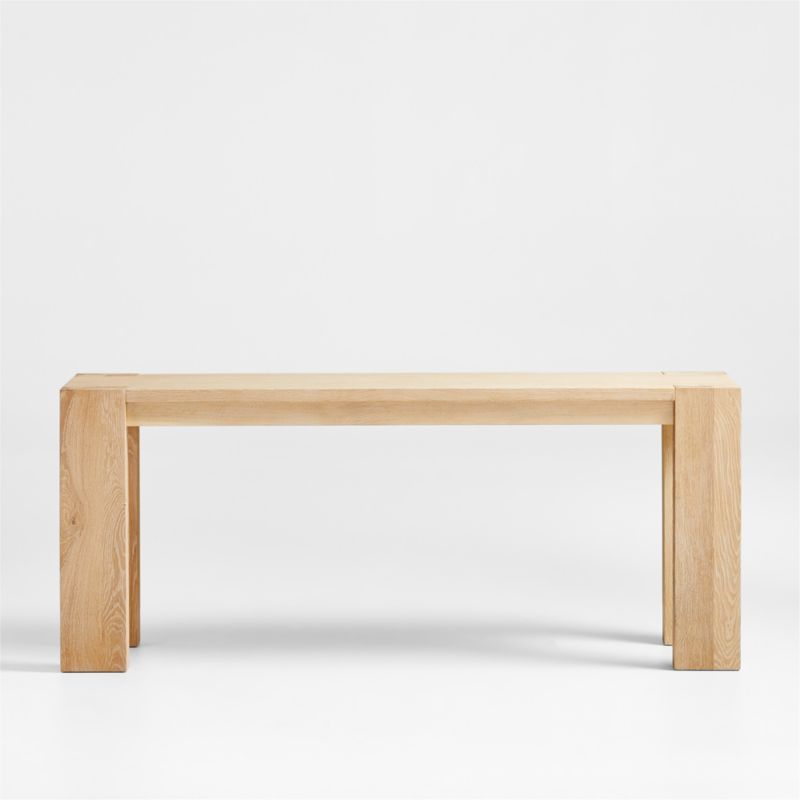 Terra Natural Oak 72" Console Table | Crate & Barrel | Crate & Barrel