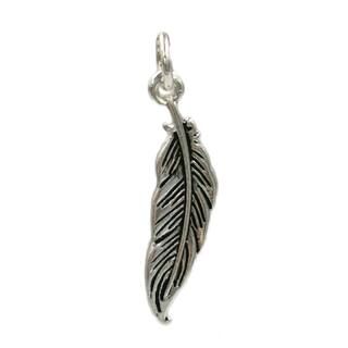 Charmalong™ Antique Silver Plated Feather Charm by Bead Landing™ | Michaels | Michaels Stores