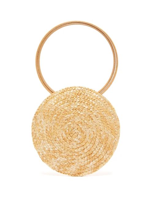 Eliurpi - Circle Mini Woven-straw Bag - Womens - Beige | Matches (UK)