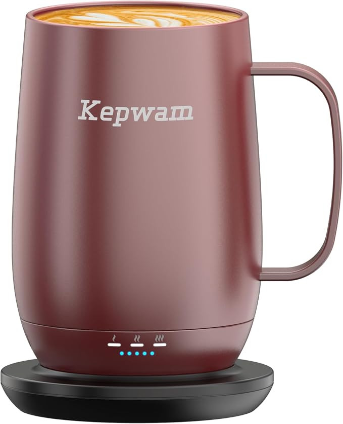 Smart Heated Coffee Mug T2-Plus, 20oz Rechargeable Self Heating Coffee Mug with 8-Hour Battery & ... | Amazon (US)