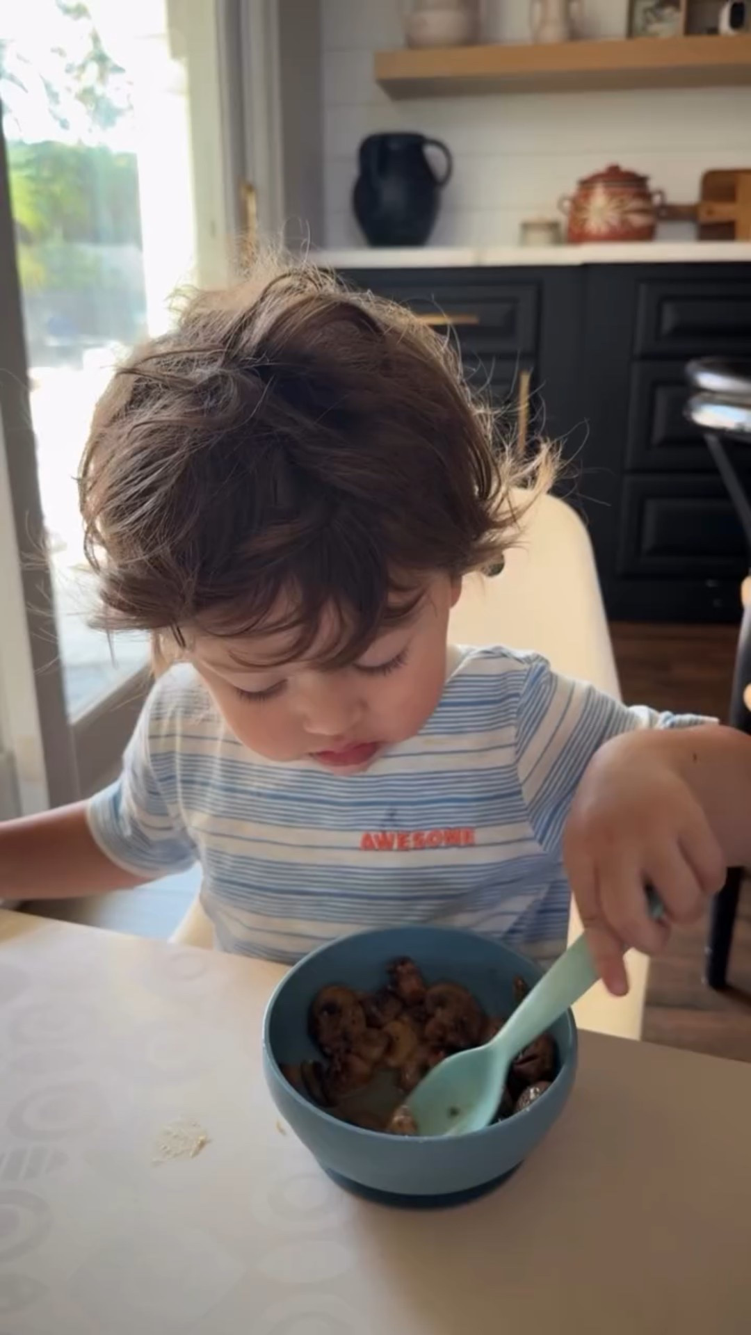Eating with Euro! 🍄‍🟫🥣

Linking his short sleeve shirt from Walmart and similar bowls and spoons! The kids bowls with suction are really helpful for preventing extra mess.

#LTKKids #LTKHome #LTKStyleTip
