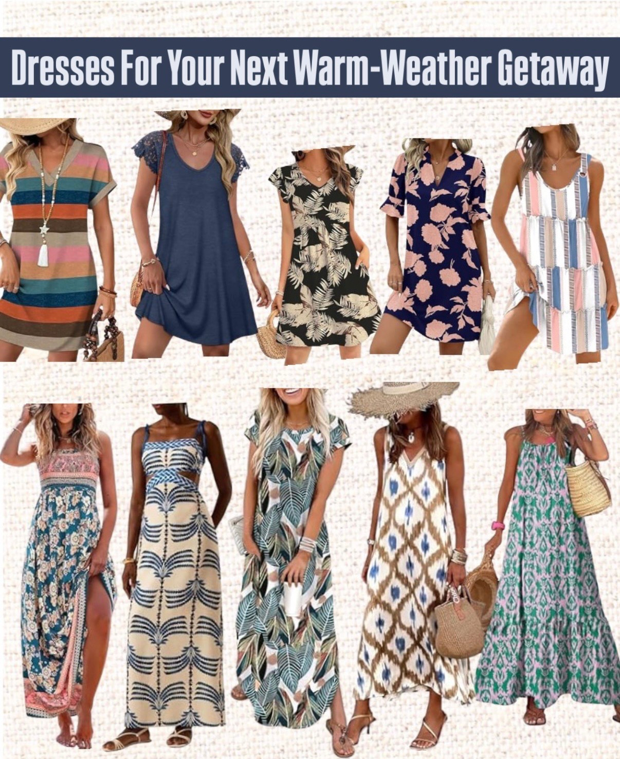 Vacation Dresses You’ll Actually Want to Pack 🌞

Rounded up the best Amazon getaway dresses that are comfortable, flattering, and perfect for warm destinations — think easy throw-on styles, breezy fabrics, and versatile pieces that work for sightseeing, dinners, and photos.

Perfect for:
• beach vacations
• spring break trips
• cruises & resorts
• summer travel outfits

Everything is linked here on LTK 🤍

#LTKSaleAlert #LTKTravel #LTKootd
