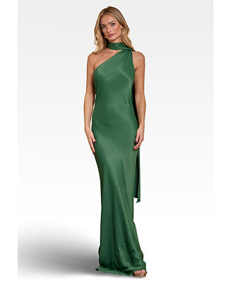Women's Cressida Satin Asymmetric Dress | Macy's
