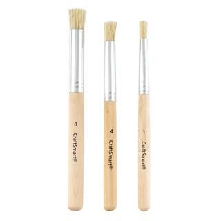 Natural Bristle Stencil Brush Value Pack by Craft Smart® | Michaels Stores