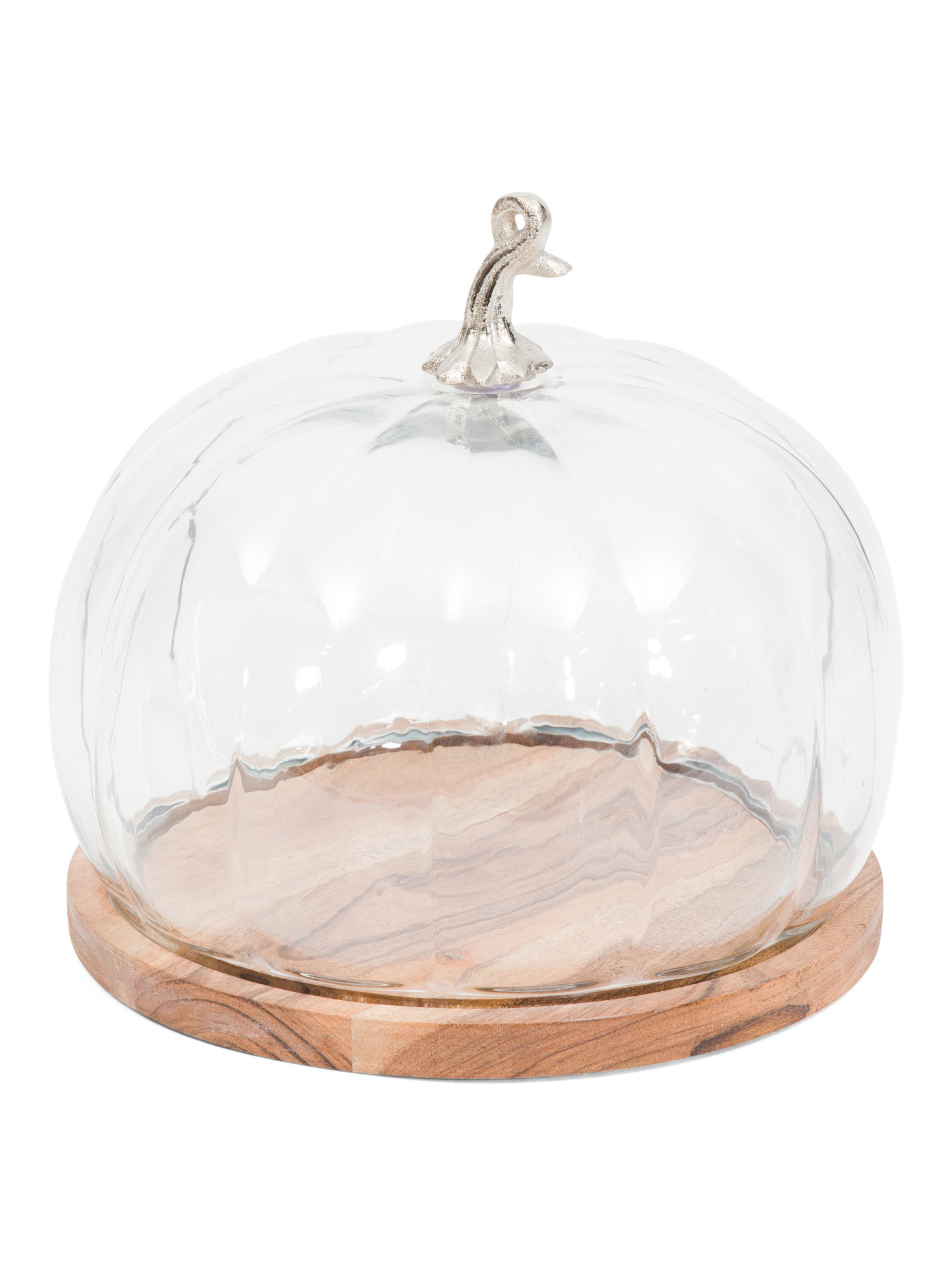 8in Glass Pumpkin Cheese Dome | TJ Maxx