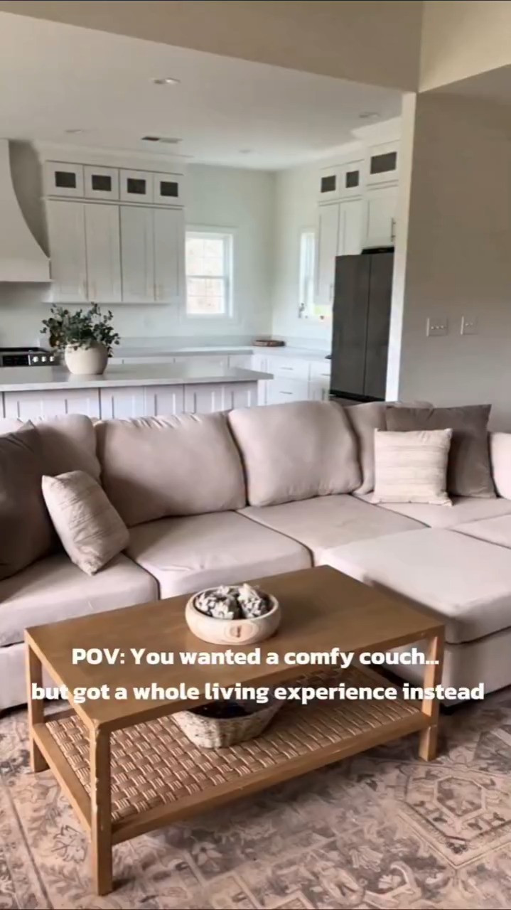 POV: You wanted a comfy couch... but got a whole living experience instead 💫 

 #LTKSeasonal #LTKHome #LTKStyleTip