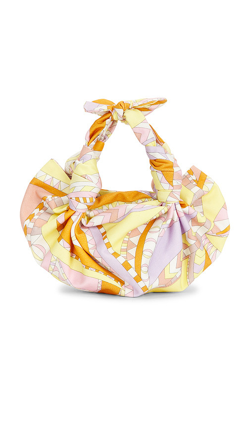 NLA Collection SAC PORTÉ ÉPAULE KNOT en Orange & Pink Chevron. Taille all. | Revolve Clothing (Global)