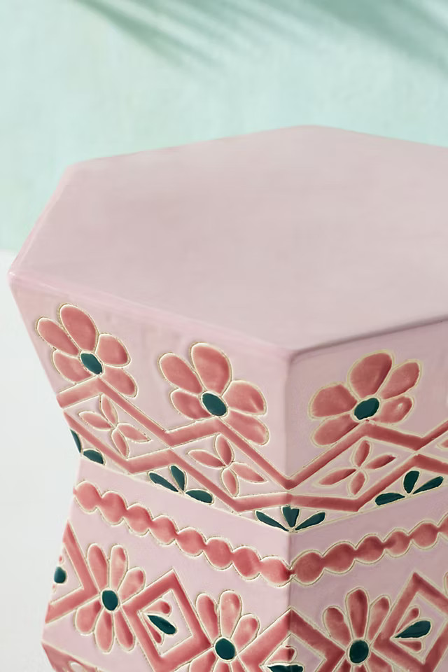 Vallarta Ceramic Stool | Anthropologie (US)