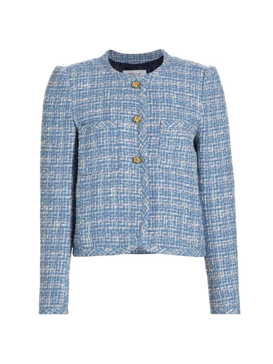 Emilia Cotton-Blend Tweed Jacket | Saks Fifth Avenue