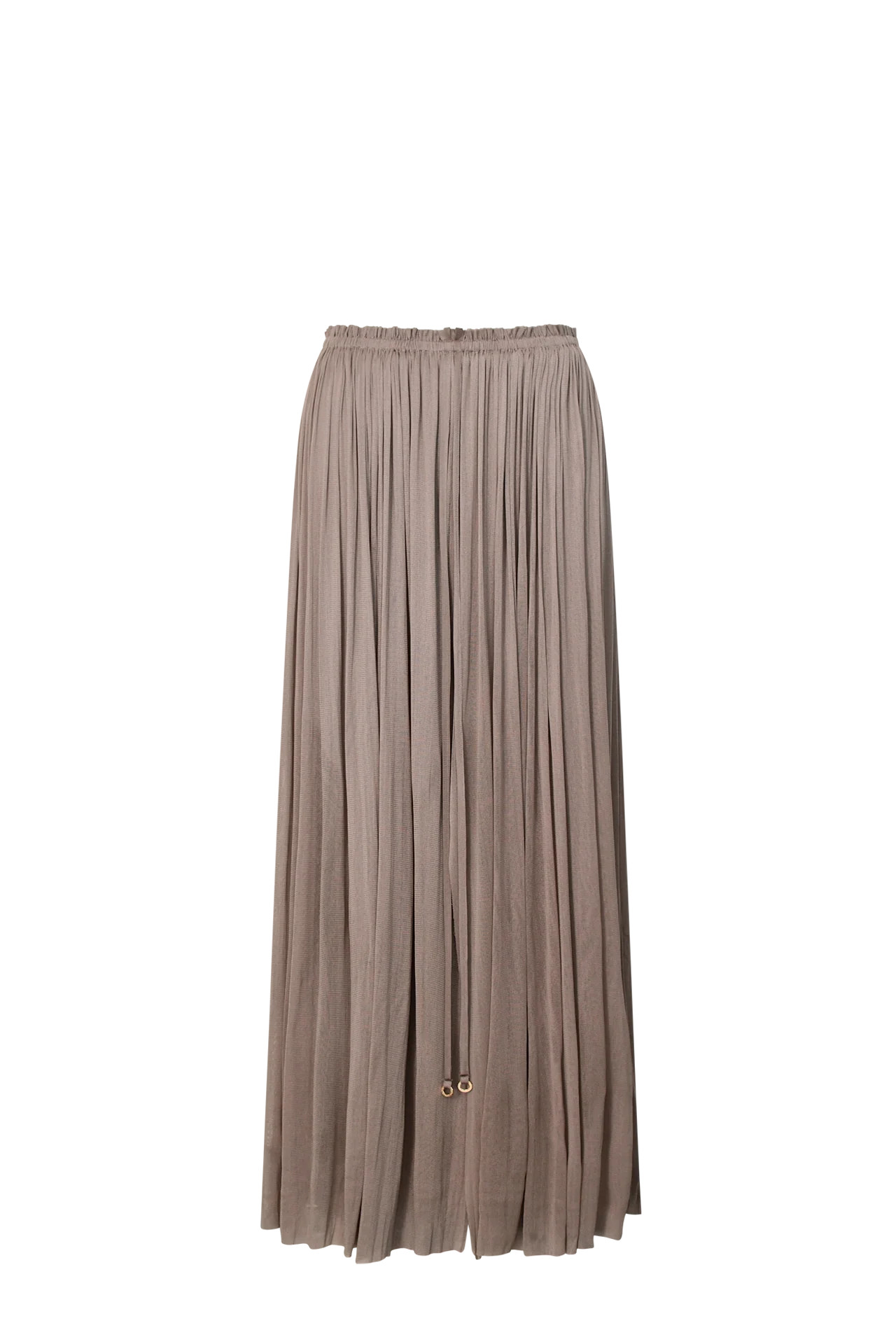HANNE BLOCH - Taupe Silk Tulle Skirt | HANNE BLOCH