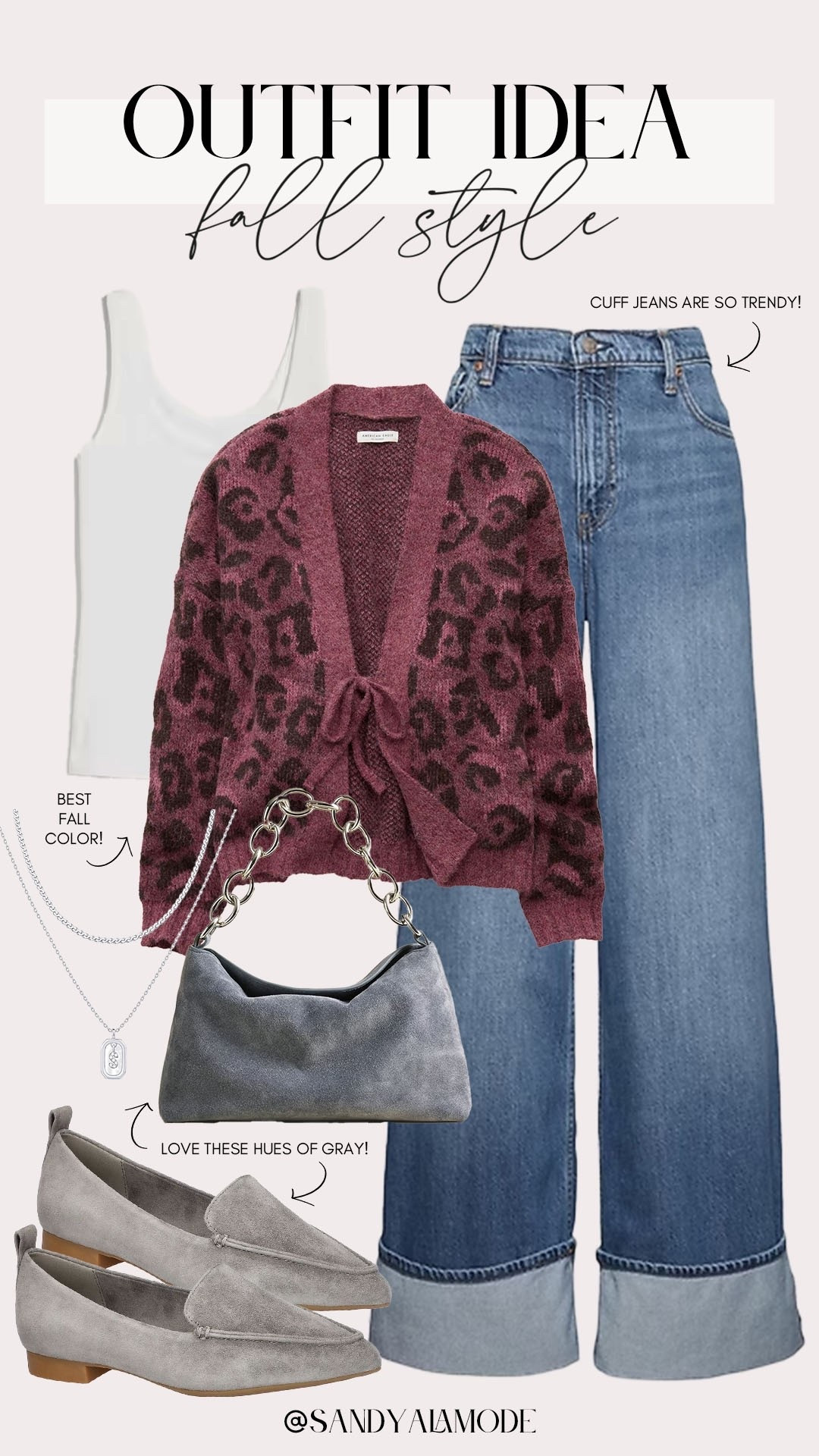 Fall outfit idea. Trendy fall style. Burgundy fall style. Casual Thanksgiving outfit idea. Burgundy and gray fall style. Gray suede shoulder bag. Gray loafers  

#LTKSeasonal #LTKFindsUnder100 #LTKStyleTip