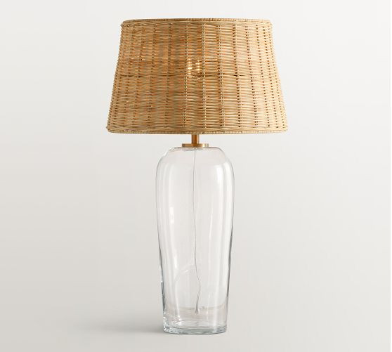 Carter Woven Table Lamp (18"-29") | Pottery Barn (US)