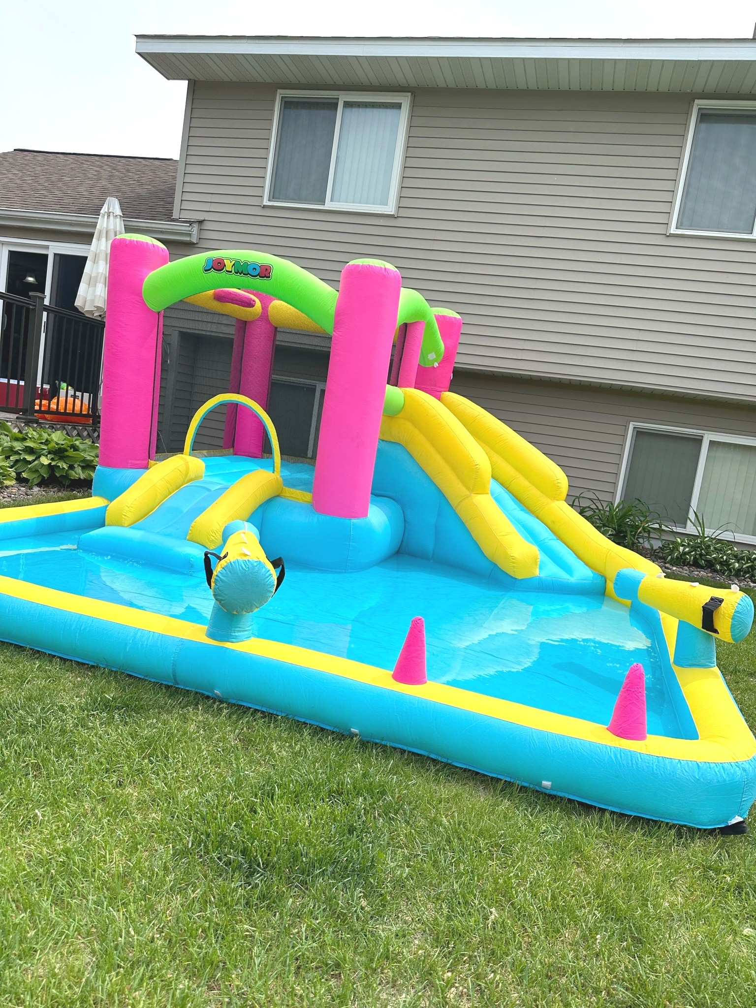This is the 3rd summer🤯 with our bounce house / water slide and it’s going strong! I’ve had 10 8yr olds on this at one time with no problem! It’s also the perfect size, nothing too massive or too small.

#LTKKids #LTKSeasonal #LTKdayinmylife