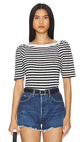 Deana Stripe Envelope T-shirt in City Stripe | Revolve Clothing (Global)