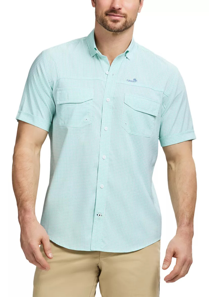 Short Sleeve Sunshield Beach Shirt | Belk