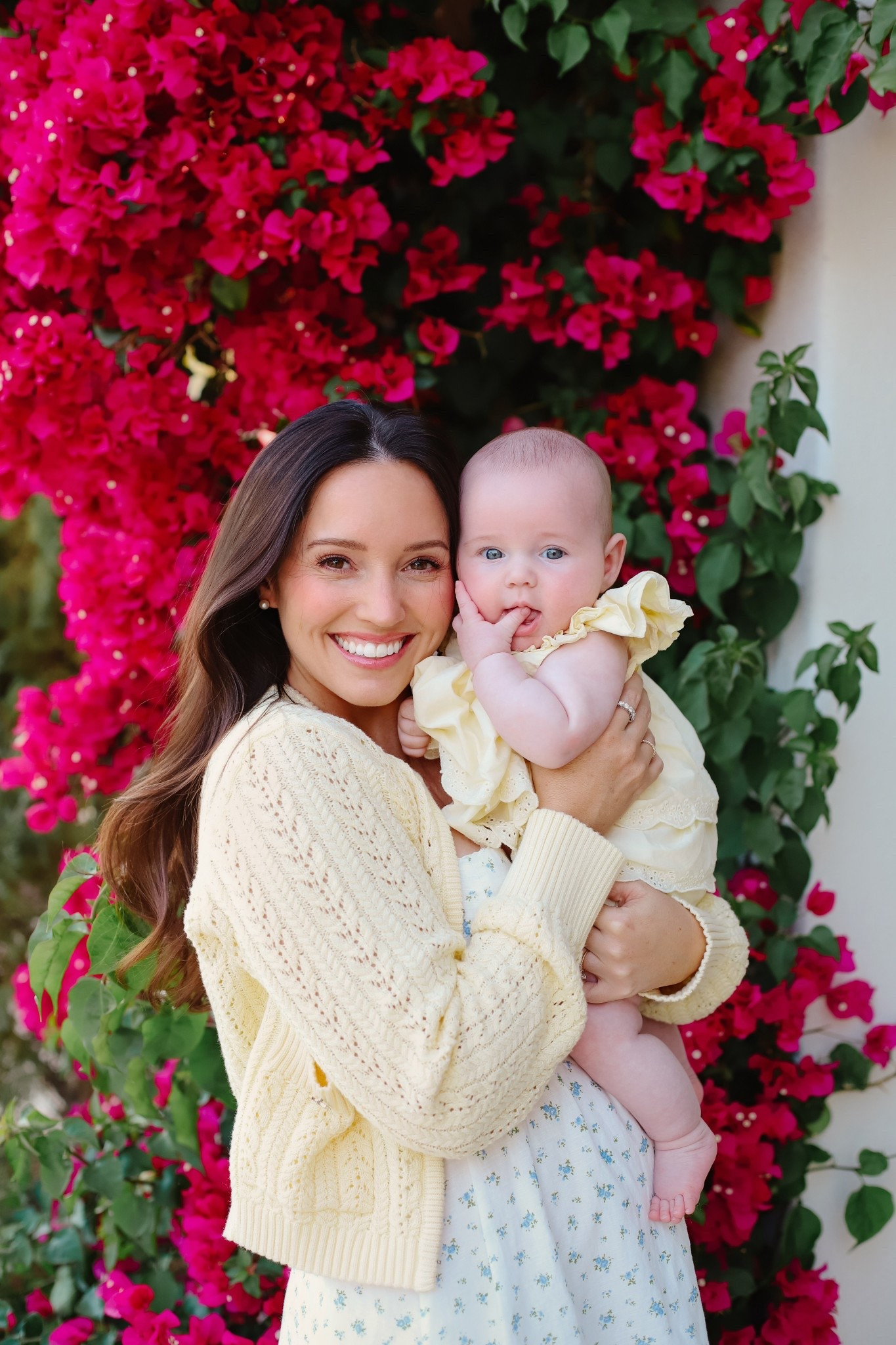 Mommy & Me in the color of the year! Butter yellow! This spring baby girl outfit is perfect for Easter, family photos or Mother’s Day photos! 

#LTKFamily #LTKBaby #LTKKids