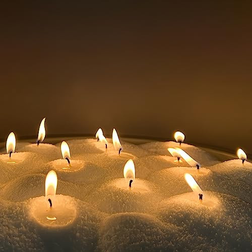 NICEME White Candle Sand with Wicks Pearled Candle Wax Beads, 26OZ/ 750g Customized Powder Candle Making All Natural Granulated Wax for Candles Self Extinguish Refillable Candles Sandwax (No Wick) | Amazon (US)