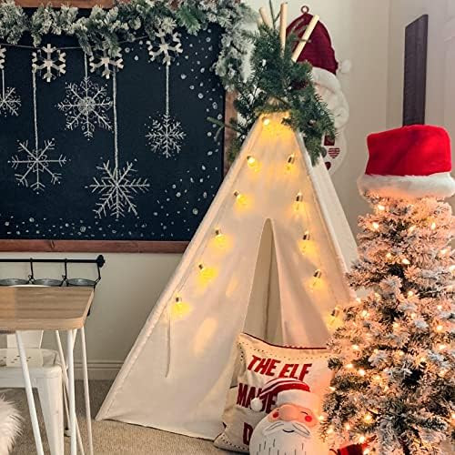 Tiny Land Teepee Tent for Kids Indoor Tent with Mat & Lights, Kids Teepee Tent with Carry Bag, Pl... | Amazon (US)