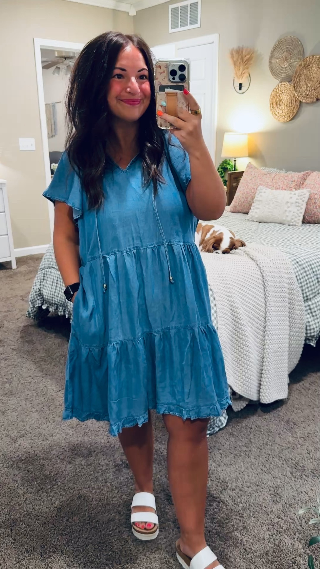 Denim dresses are always a good idea 💙 This lightweight Walmart find has the classic denim look without the heavy feel, making it perfect for warm summer days.


sandals: fit true to size // wearing a 5
dress: fits true to size // wearing a large 

 #LTKootd #LTKMidsize #LTKWorkwear