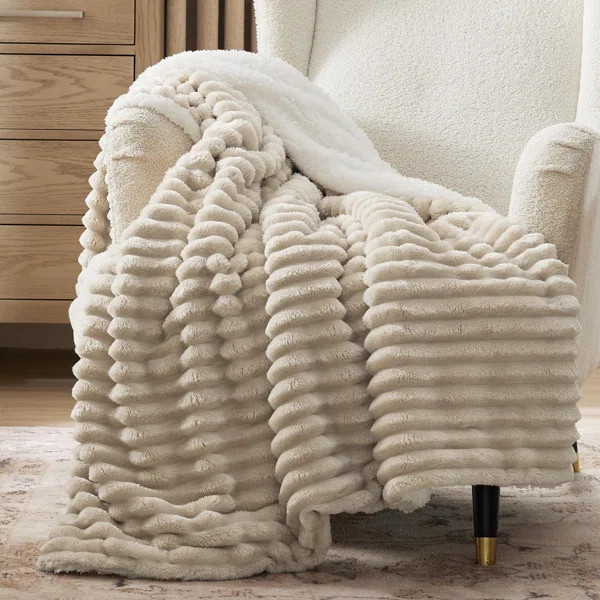 Cozy Winter Collection Bedsure 299gsm Ultra Soft Sherpa Fleece Blanket for Bed - Thick & Super Co... | Wayfair North America