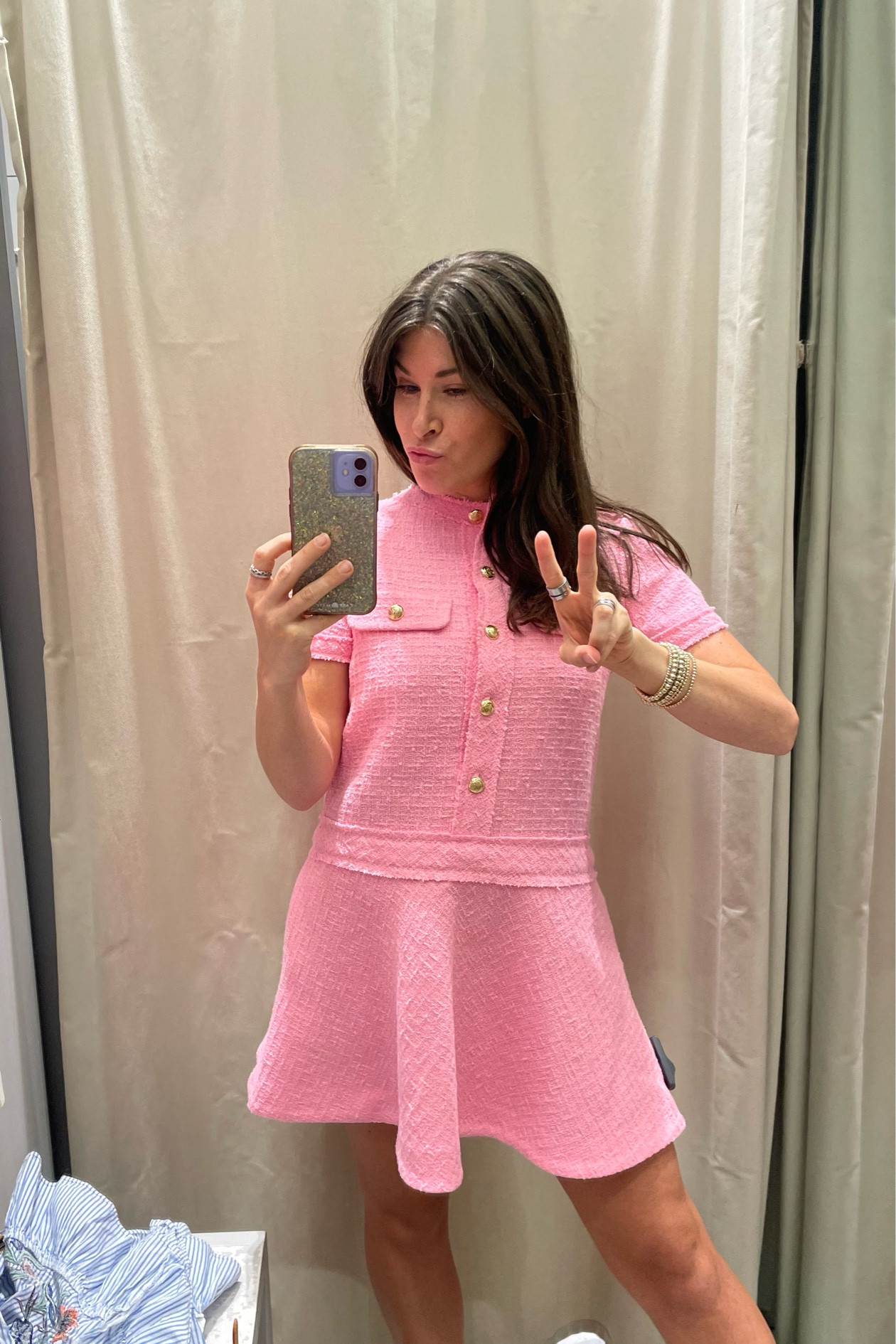 Pink short dress 

#LTKSummerSales #LTKStyleTip #LTKTravel