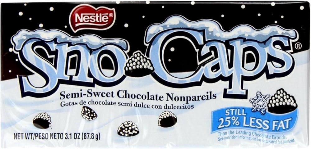 Sno Caps Semi-Sweet Chocolate Nonpareils (Pack of 5) 3.1 oz Theater Boxes | Amazon (US)