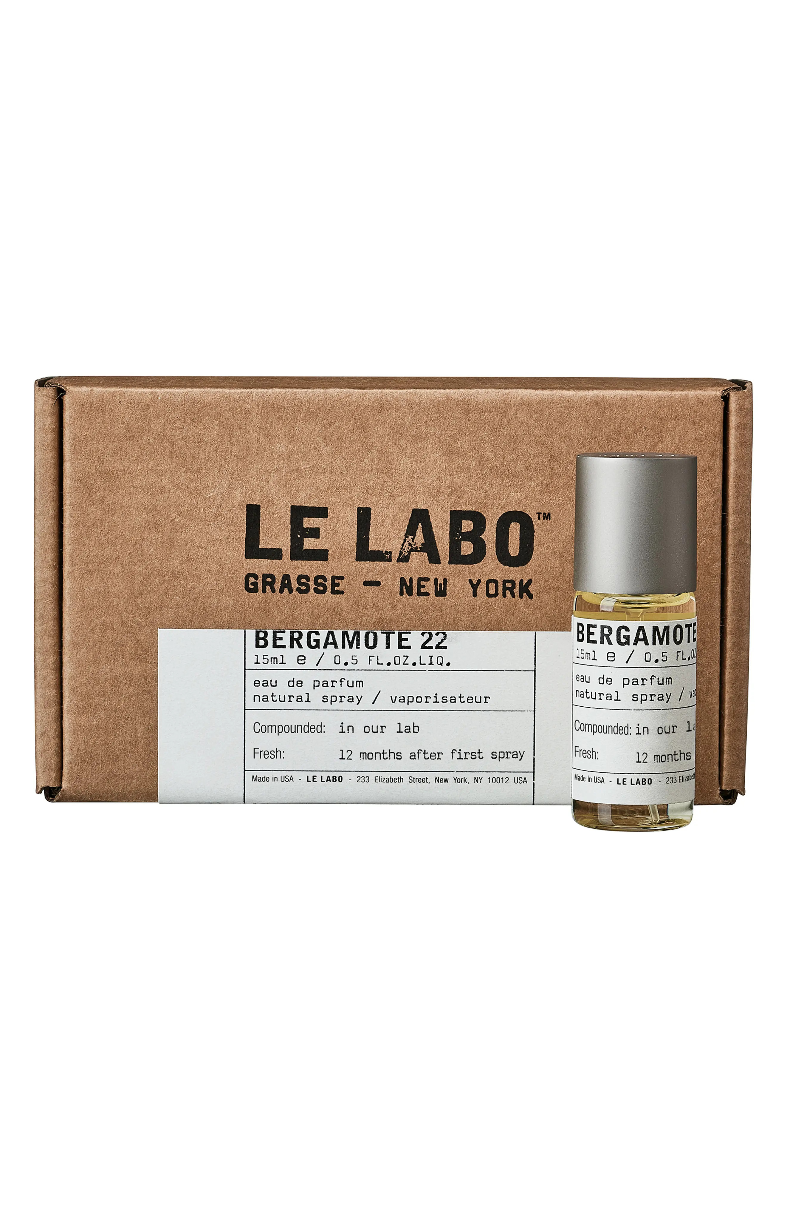 Le Labo Bergamote 22 Eau de Parfum at Nordstrom, Size 0.5 Oz | Nordstrom