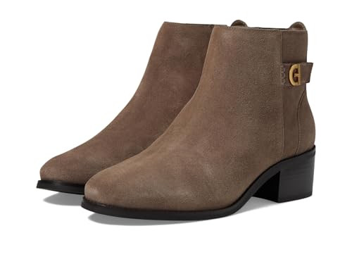 Cole Haan Women's Holis Buckle Ankle Boot, Ch Lava Sde, 6 Medium | Amazon (US)
