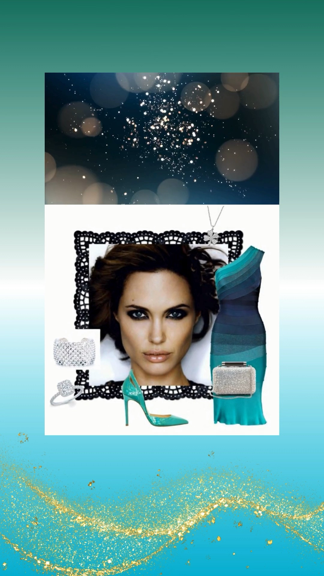 ANGELINA JOLIE SUPERSTAR STYLE ✨

Step into glamorous superstar styling at its finest, where beauty is found in every refined detail and confidence becomes the true statement piece. A stunning turquoise form-fitted dress sets the tone with effortless elegance, paired with matching heels that elongate the silhouette and bring graceful power to every step.

This season invites a refreshed sense of style—an elevated wardrobe moment where aqua and deep blue tones meet shimmering silver accents in perfect harmony. Angelina Jolie inspires a balance of boldness and delicacy, reminding us that true style is about expressing strength with grace.

https://www.beverlyhillsmagazine.com/shop

#Fashion #Style #ShopStyle #AngelinaJolie #HollywoodCelebrities

#LTKootd