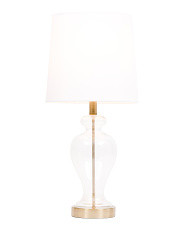 26in Sonata Glass And Metal Urn Shaped Table Lamp | TJ Maxx