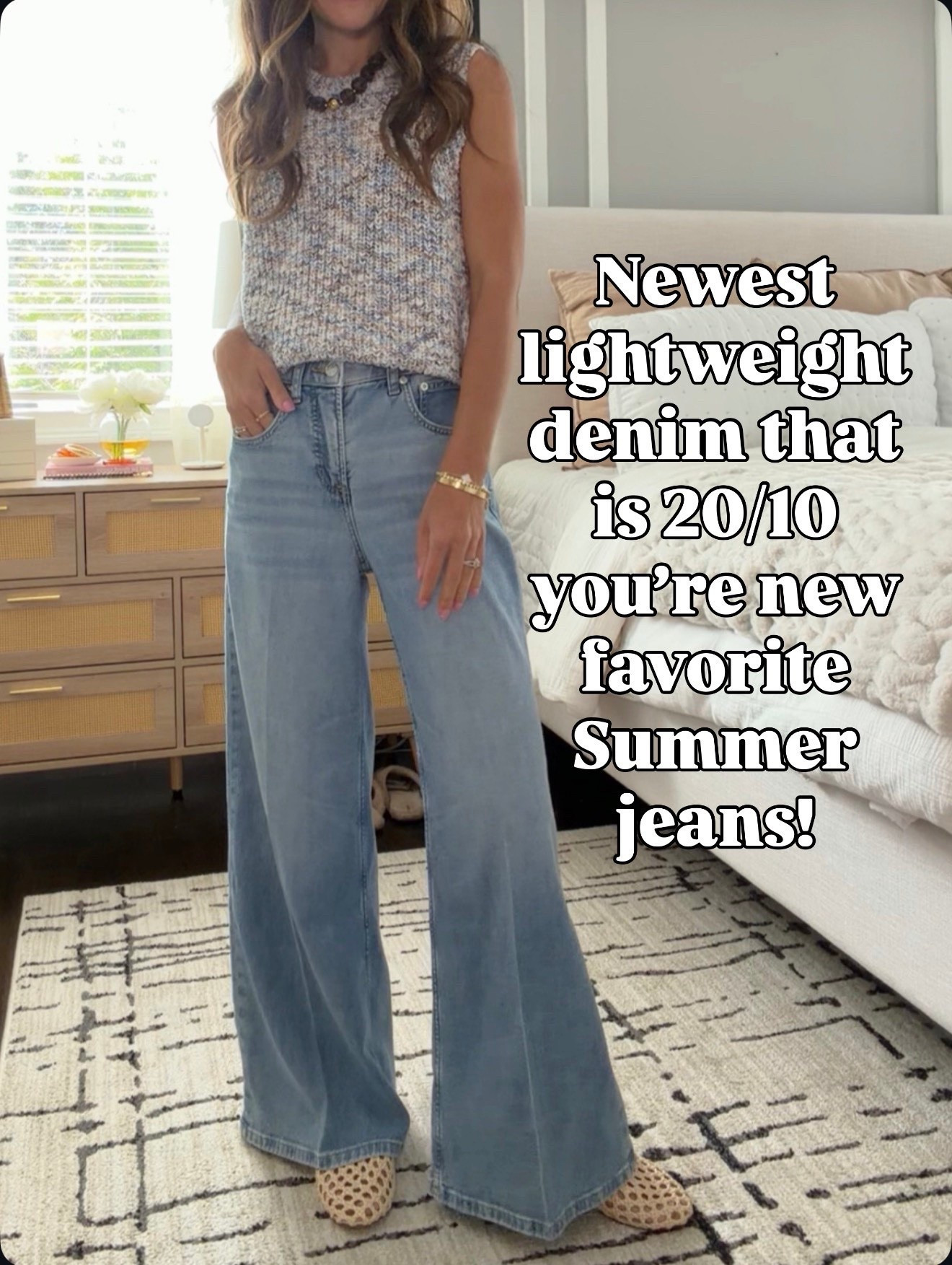 These lightweight jeans are a 20/10 and I don’t say that lightly 😍 🔗⬇️ wearing size xs petite 

#LTKOver40 #LTKSeasonal #LTKootd