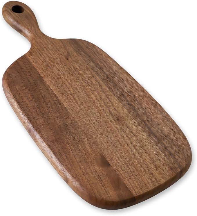 Muso Wood Small Cutting Board with Handle, Walnut Wooden Chopping Boards for Bread, Vegetables & ... | Amazon (US)