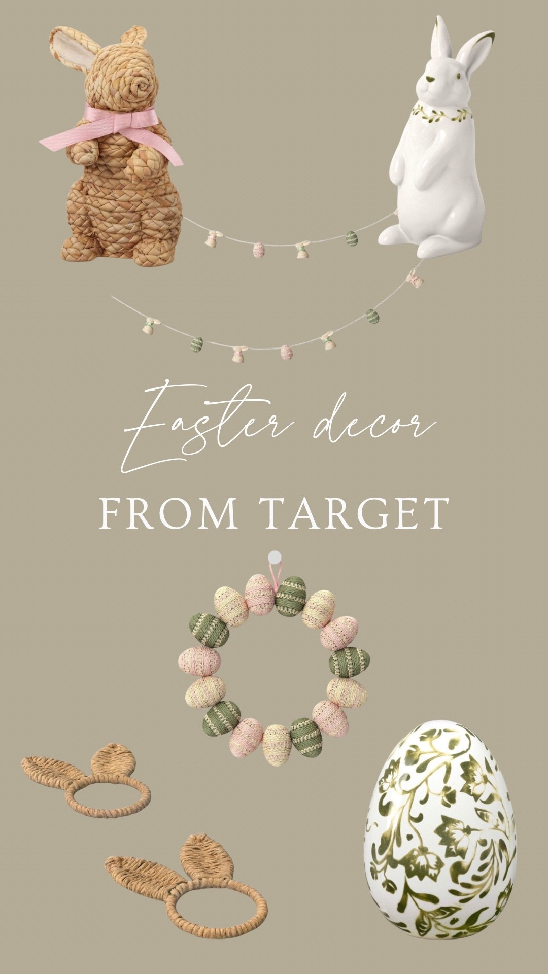Stunning Easter decor from Target🌸 I love the pinks and greens!

#LTKSeasonal #LTKHome